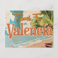 Valencia,Spain Vintage vacation Poster