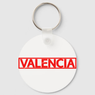 Valencia Stamp Key Ring