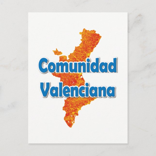 Valencian Community Postcard (Front)