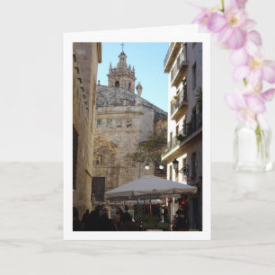 Valencian Street Portrait, Spain Card