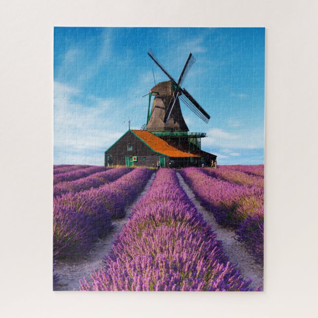 Valensole Lavender Fields Provence France Jigsaw Puzzle (Vertical)