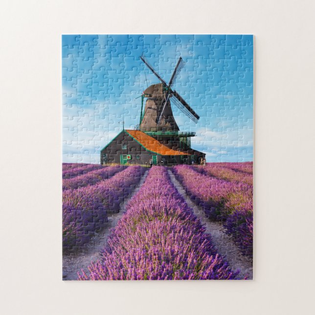 Valensole Lavender Fields Provence France Jigsaw Puzzle (Vertical)