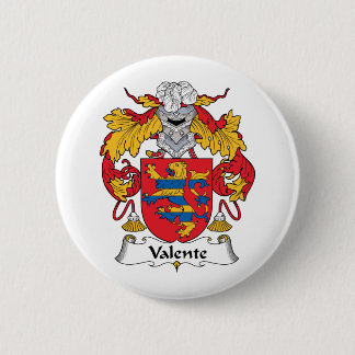Valente Family Crest 6 Cm Round Badge