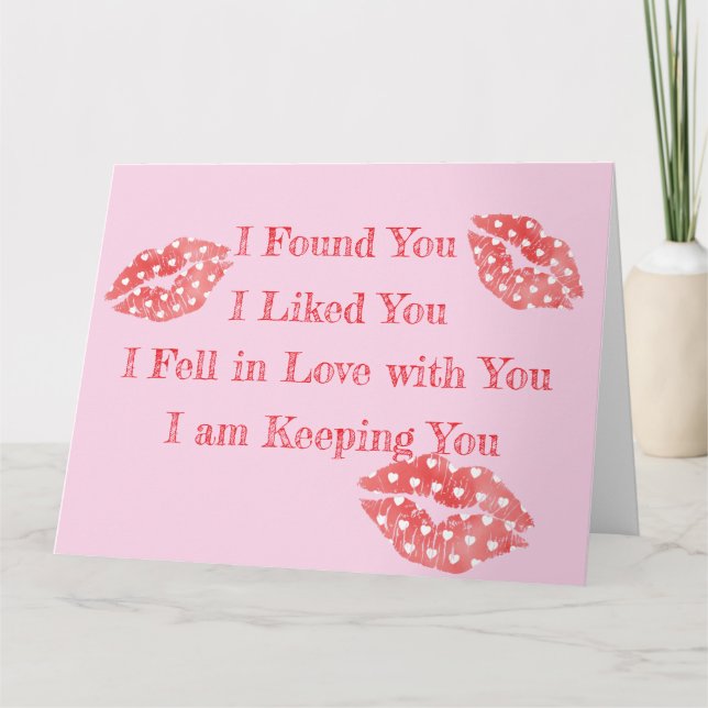 Valentijn Wenscard Card (Front)