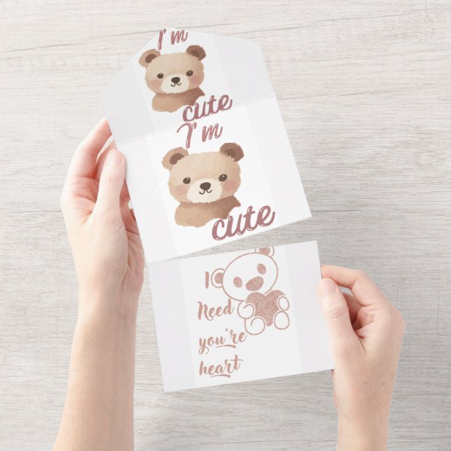 Valentin  all in one invitation (Tearaway)