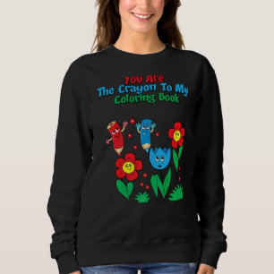 Valentin Day Cupid Celebrate Love Funny Quote Coup Sweatshirt