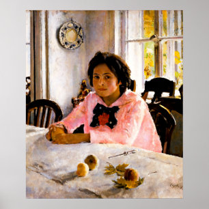 Valentin Serov: Girl with peaches Poster