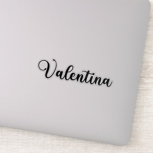 Valentina Name - Handwritten Calligraphy (Detail)