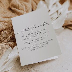 VALENTINA Now that I'm a Mother Mother's Day Holiday Card