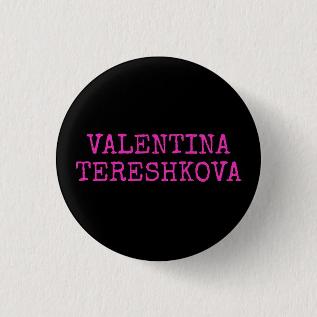 VALENTINA TERESHKOVA badge (First woman in space) (Front)