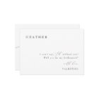 VALENTINA Whimsical Script Bridesmaid Proposal