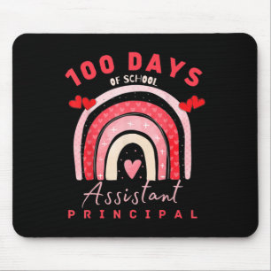 Valentine 100 Days Of School Istant Principal Fun Mouse Pad