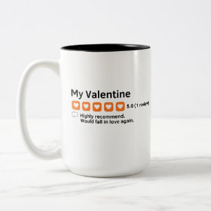 Valentine 5 Star Review Mug