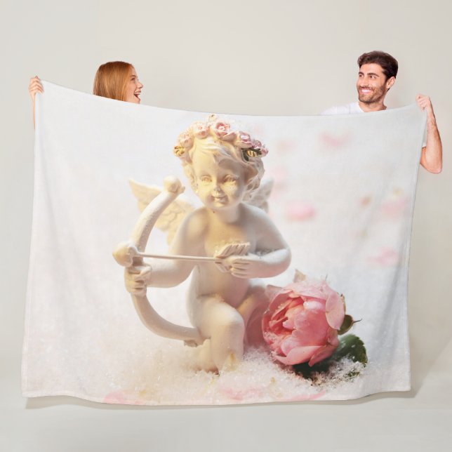 VALENTINE ANGEL FLEECE BLANKET (In Situ)