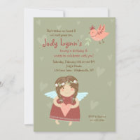 Valentine Angel Invitation