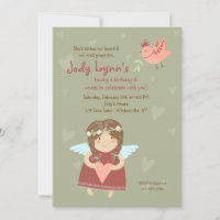 Valentine Angel Invitation