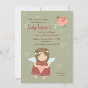 Valentine Angel Invitation