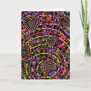Valentine Art Holiday Card