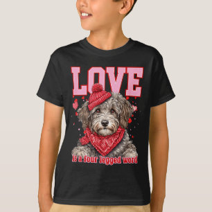 Valentine Aussidoodle Poodle Mix Puppy T-Shirt