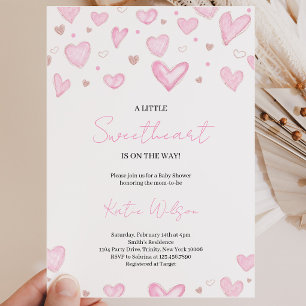 Valentine Baby Shower Invitation