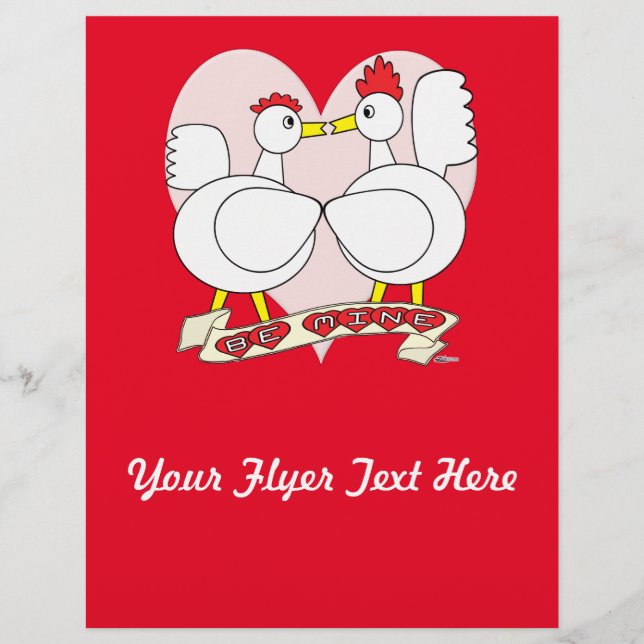 Valentine Be Mine Flyer (Front)