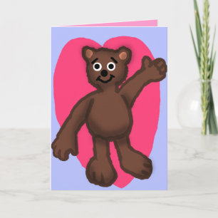 Valentine Bear Card