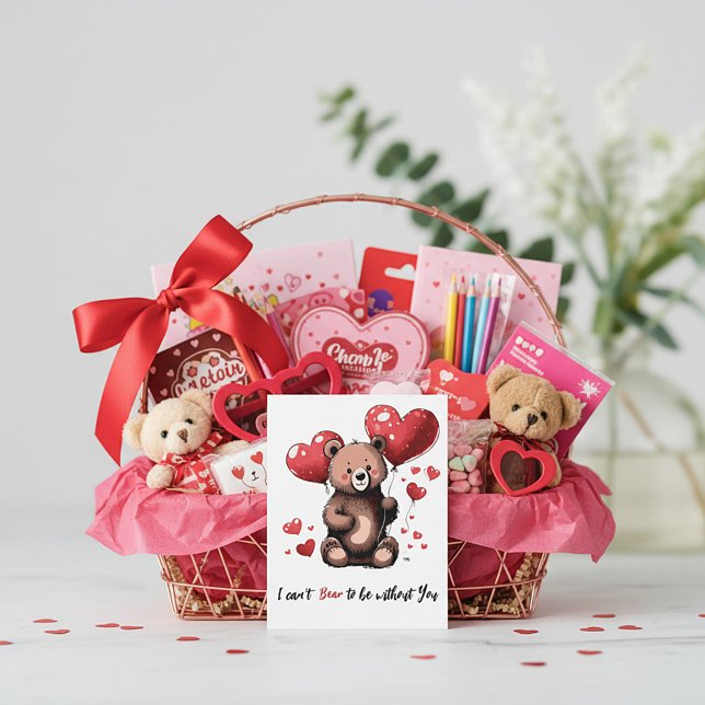 Valentine bear holiday card (Creator Uploaded)