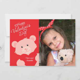 Valentine Bear Photo Card