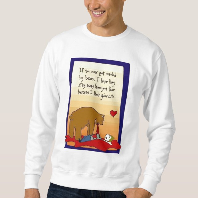 valentine_bear sweatshirt (Front)