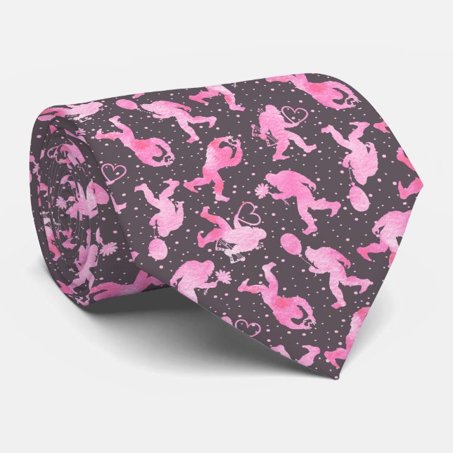 Valentine Bigfoot in Love Tie (Rolled)
