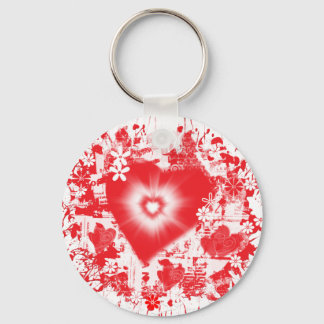 Valentine Burst Key Ring