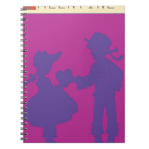 <Valentine> by Steve Collier Spiral Notebook