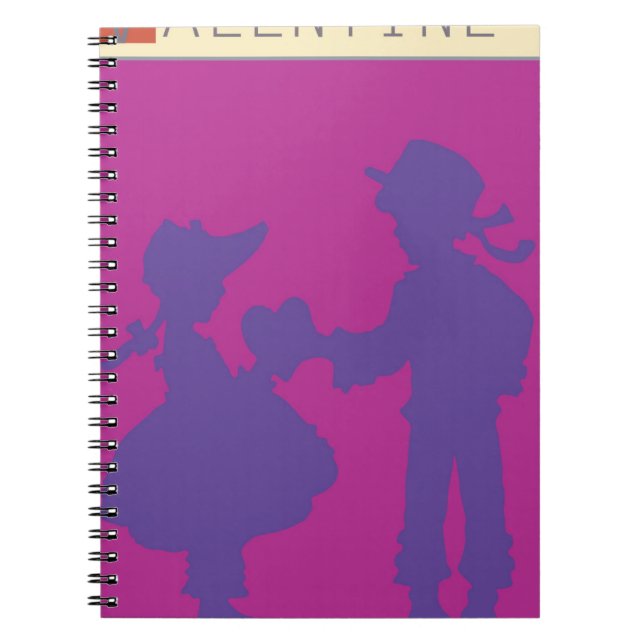 <Valentine> by Steve Collier Spiral Notebook (Front)