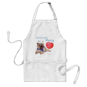 Valentine Cairn Terrier Standard Apron
