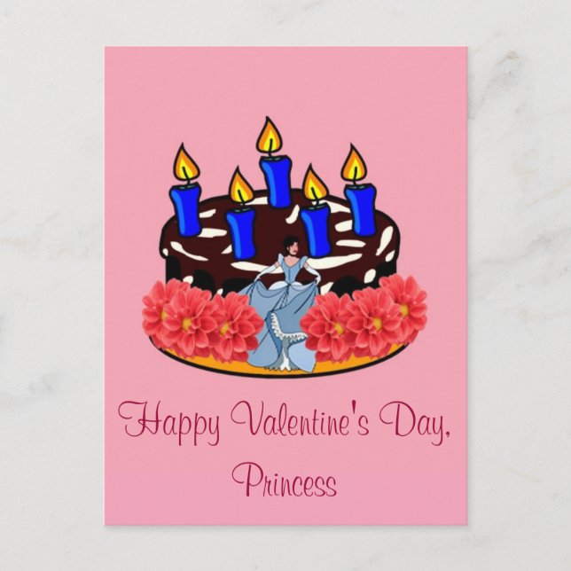Valentine Cake Postcards (Front)