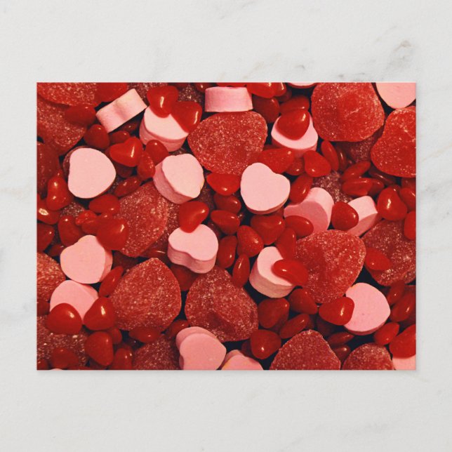 Valentine Candies Holiday Postcard (Front)
