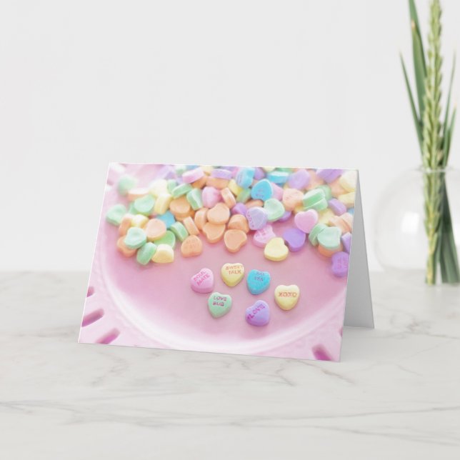 Valentine Candy Greeting Card (Front)