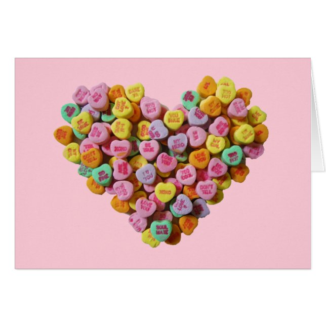 Valentine Candy Hearts Heart (Front Horizontal)