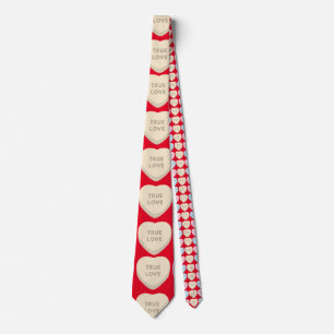 Valentine Candy Hearts Thunder_Cove Tie