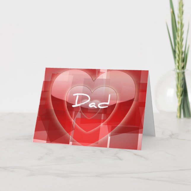 Valentine Card for Dad (Front)