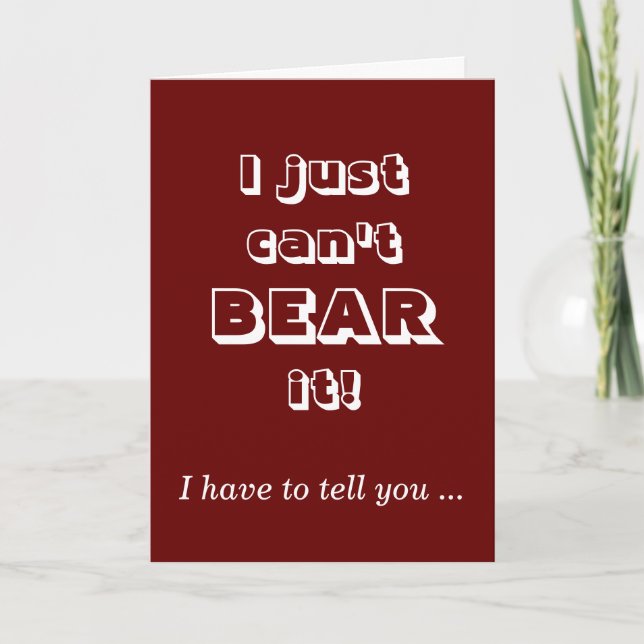 Valentine Card for Valentine's Day (Front)