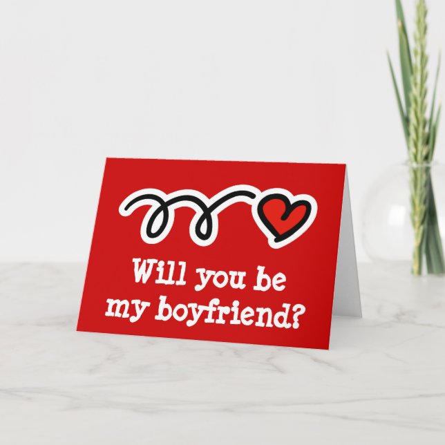 Valentine card message for future boyfriend (Front)