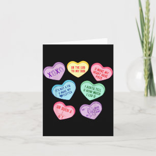 Valentine Cardiologist Hearts Candy Ekg Tech Telem Card