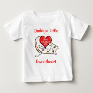 Valentine Cat Baby T-Shirt