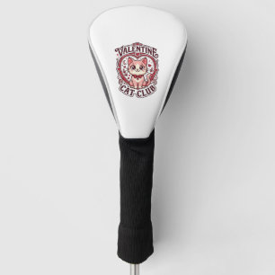 Valentine Cat Funny Cat Lover Design - Valentine C Golf Head Cover