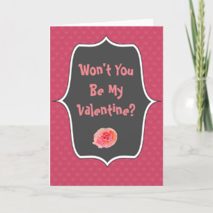 Valentine Chalkboard Greeting Card & envelope