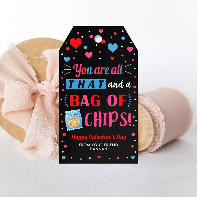 Valentine Chips Tags, Classroom Valentine's Tag (Creator Uploaded)
