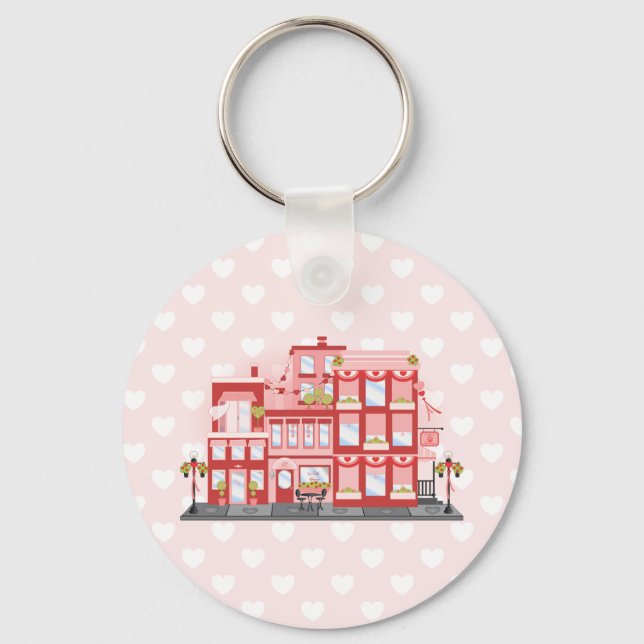 Valentine City Key Ring (Front)