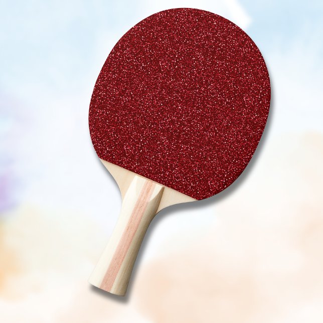 Valentine Classic Trendy Red Glitter Ping Pong Paddle (Creator Uploaded)