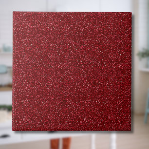 Valentine Classic Trendy Red Glitter Tile